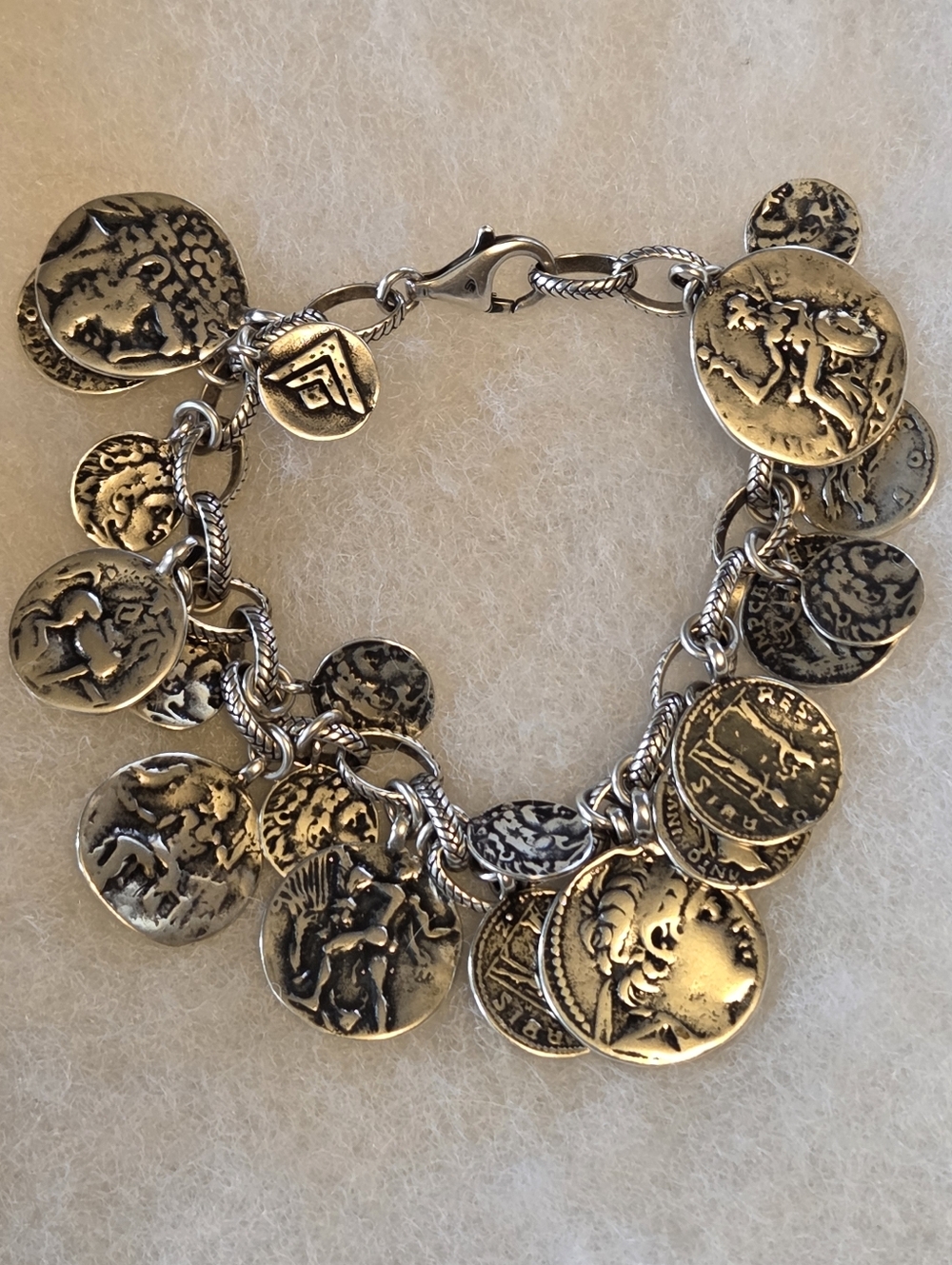 Silpada Sterling Silver Coin Bracelet - Picture 8 of 12